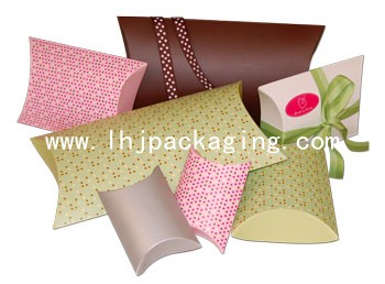 folding pillow box, folding color box